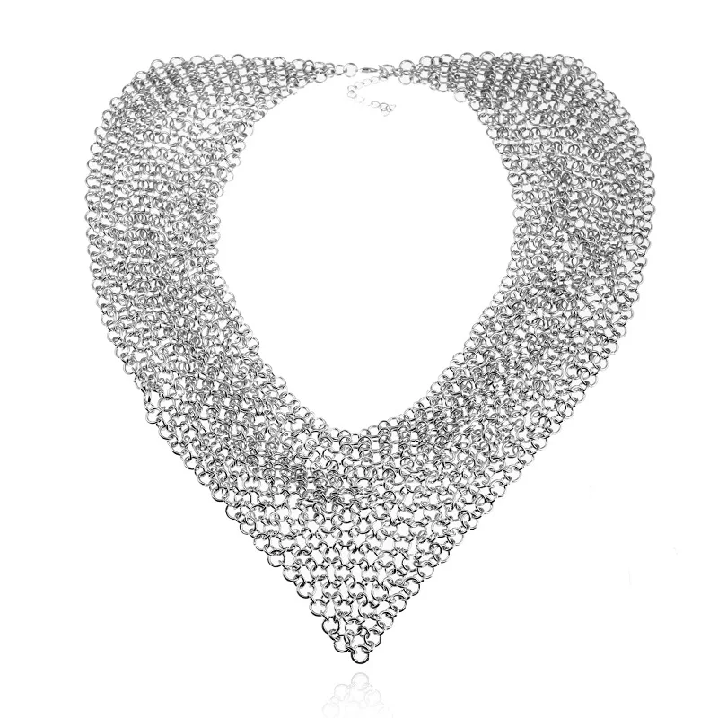 Макси… от lzhlq ожерелье для женщин, эффектное элегантное большое винтажное этническое богемное ожерелье, женское ожерелье в стиле панк, массивное ювелирное изделие