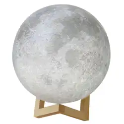 3D USB светодиодный волшебная луна ночь лунный свет стол Moon Лампы Home Decor 10 см