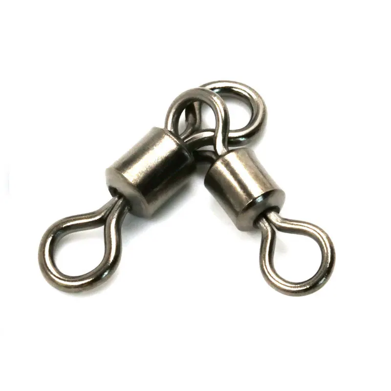 [1000pcs] Fishing Swivels Double Ball Bearing Swivel Solid Ring Fishing