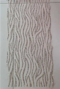 5yards new dobby bzh06# silver/champagne gold hand print glitter mesh tulle lace fabric for sawing wedding dress