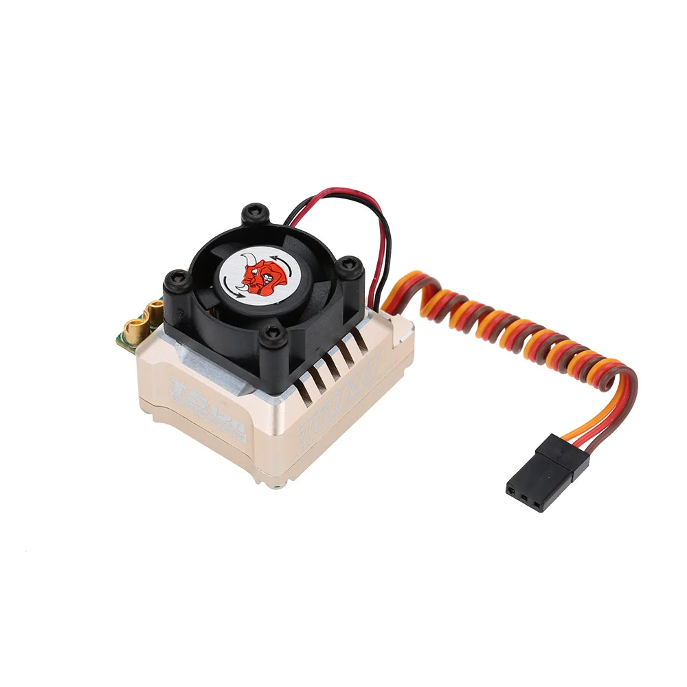 

TS120 120A 2-3S LiPo Battery Brushless ESC with 6V/3A BEC for for 1/10 1/12 On-road Off-road Car 1/8 Crawler Car