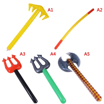

1pc Inflatable Golden Cudgel Kids Garden Yard Toys Kids Toys Pirate Swords Shape Anime Inflatable Ax Children Gifts Outdoor Toys