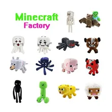 16 26cm My World Minecraft Zombie Ghost Doll Wolf Sketelon Enderman Ocelot Stuffed Animals JJ Strange