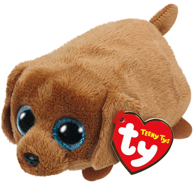 Ty Teeny Tys 4" 10cm Ranger the Brown Dog Stackable Plush Stuffed