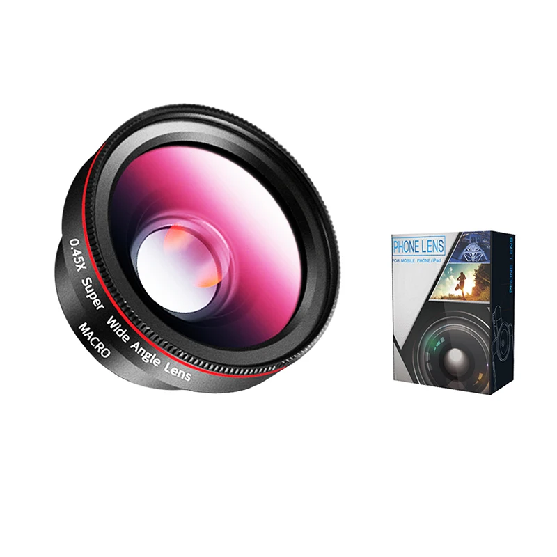 

Camping equipment mobile phone SLR lens super wide-angle macro two-in-one photography selfie effects external outdoor gadgets 8