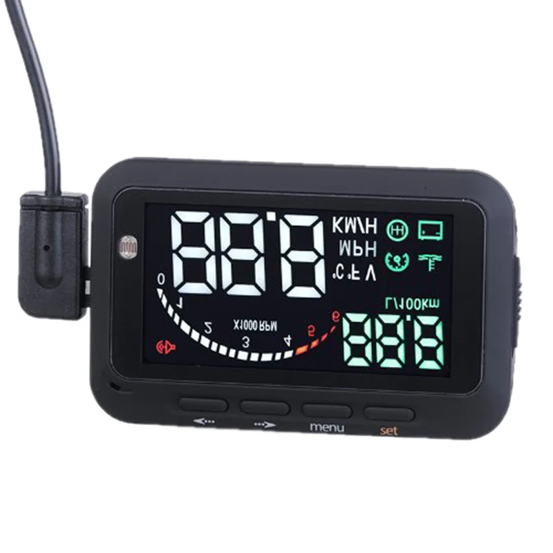EDFY Universal Car HUD Vehicle mounted Head Up Display System OBD Overspeed Warning
