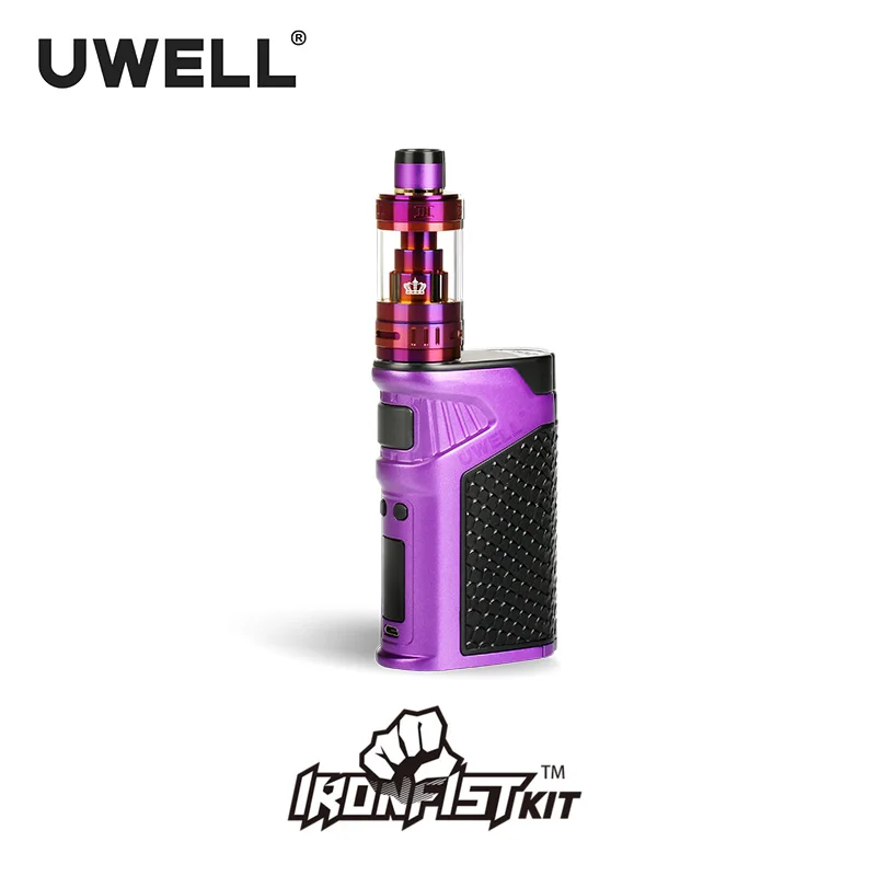 UWELL IRONFIST Kit 5-200W 2ml/5ml Tank Atomizer 18650 Battery or USB Charge Electronic Cigarette Kits (Without battery) UWELL IRONFIST Kit 5-200W 2ml/5ml Tank Atomizer 18650 Battery or USB Charge Electronic Cigarette Kits (Without battery)