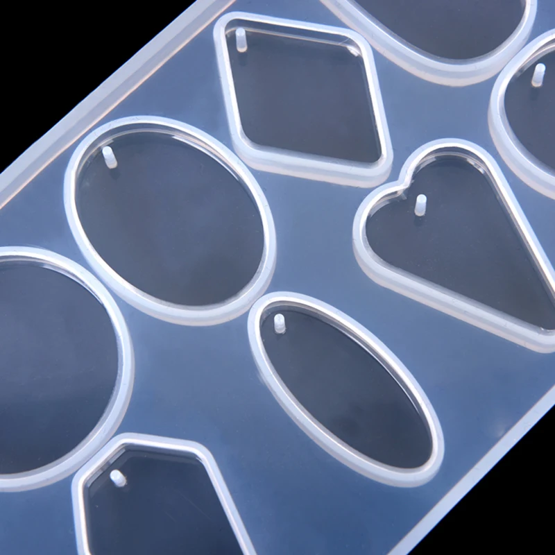 10 видов конструкций силиконовая форма для кабошонов Ожерелье Подвеска Смола форма для изготовления ювелирных изделий DIY ручной работы полимерные формы для ювелирных изделий