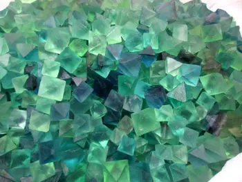 

1000g Beautiful Blue & Green Fluorite Octahedron Crystals