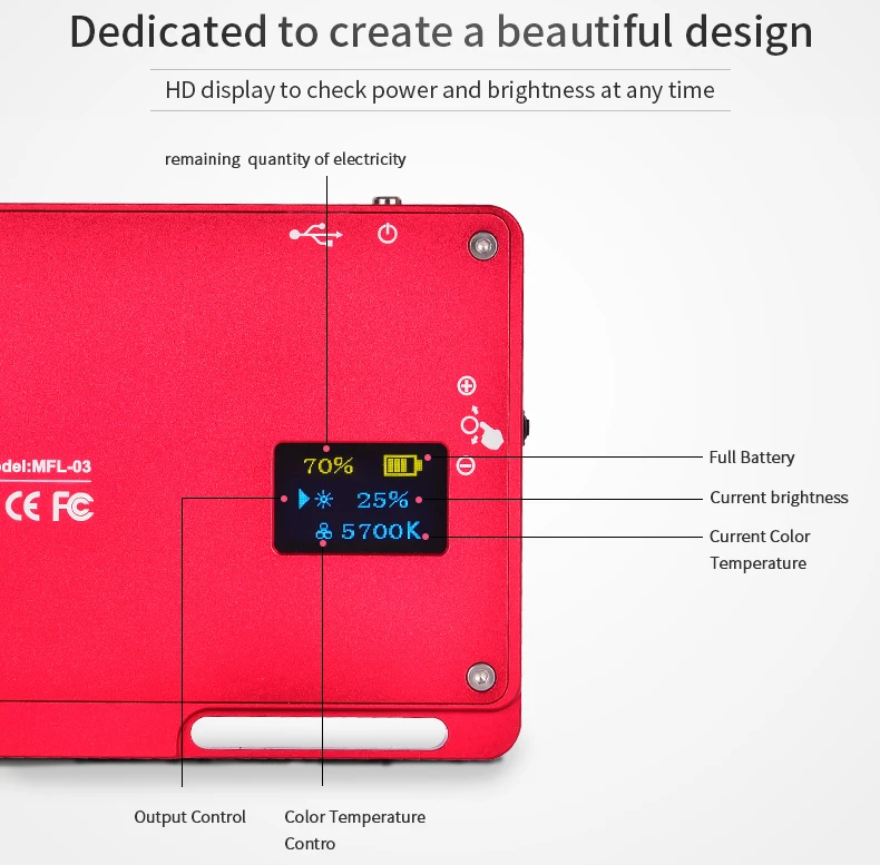 Manbily мини светодиодный светильник для видеокамеры с регулируемой яркостью 96 Светодиодный фотографический 3500-5700K Светильник ing лампа для DSLR Canon Nikon Pentax MFL-03