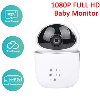 

1080P Baby Monitor Two Way Audio Motion Detection Smart Security IP Camera Wireless Baby Camera Cloud Storage