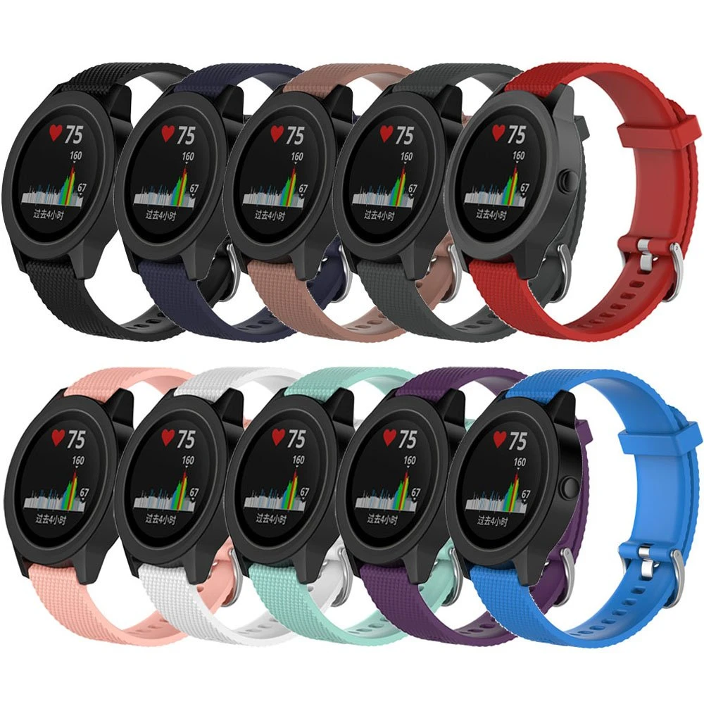 Ремешок для Garmin Vivoactive 3 Vivomove HR сменный силиконовый ремешок часов браслет