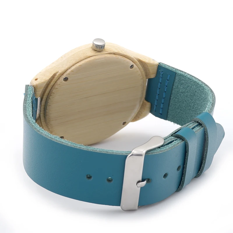 BOBO BIRD High Quality Vintage Men's Watches Bamboo Woodies Luxury Brand Genuine Leather Wood Wristwatches Wood watches For Men
