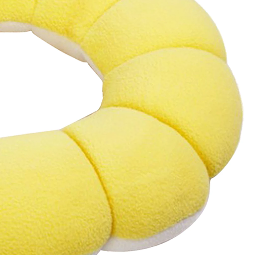 Flower Shaped Donuts Ring Lovely Seat Cushion Waist Cushion Pillow Nap Pillow Car Office Decor