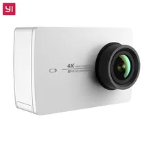YI 4 К Действий Камеры Белый Международная Версия Ambarella A9SE75 IMX377 Датчик 12MP CMOS 2.19 «ЖК-Экран EIS WI-FI
