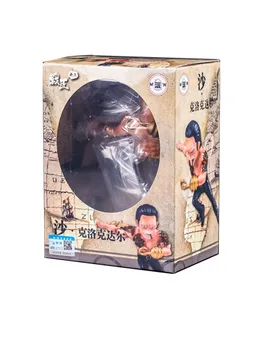 

New Comic Anime Game Eiichiro Oda One Piece Mr.0 Sir Crocodile with Hook Battle 18cm Figurine Figure Toys