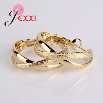 

Drop Shipping Luxury 925 Sterling Silver Ear Cuff Hoop Earring Fashion Jewelry Accessories Large Circle Round Loop Earrings
