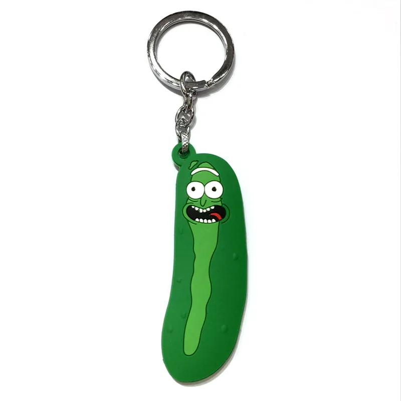 Модель коллекции Rick And Morty брелок с игрушкой Pickle Rick брелок для ключей фигурка Q Edition сумка брелок на подарок игрушка