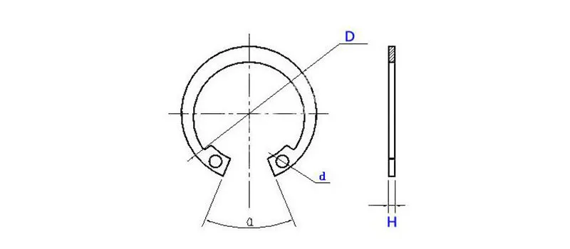 3/10 шт. стопорные кольца для отверстие стопорное кольцо подшипника отверстие стопорное кольцо 304 Нержавеющая сталь зажимного кольца M8 M9 M10 M11 M12 M13-M75