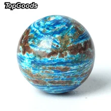 TopGoods Природный неоправленные полудрагоценные камни синий узор Агат Камень драгоценные бусины 6/8/10 мм океан Агат для мусульманские молитвенные четки браслет