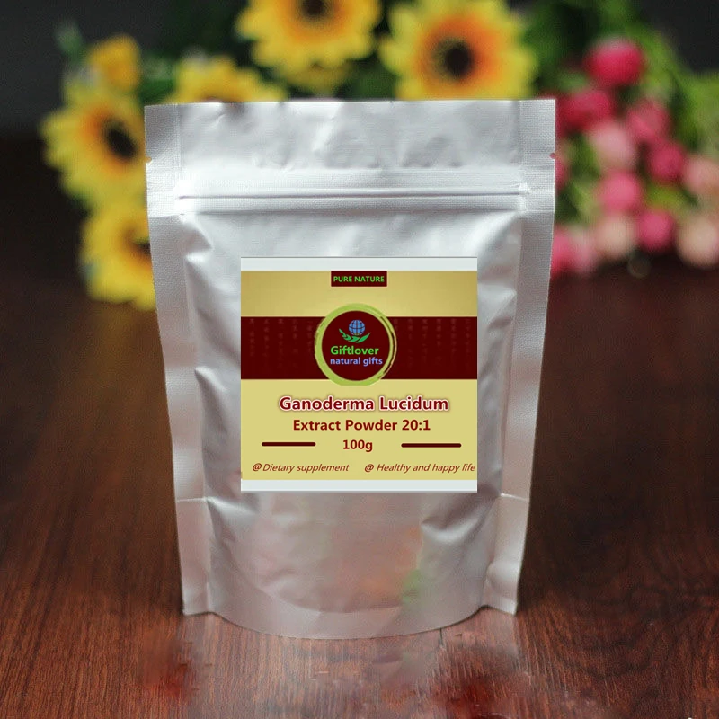 

100g-1000g,Top Grade Enhance Immunity,Ganoderma Lucidum Extract Powder 20:1,Reishi Mushroom Extract Powder, Anti-cancer activity