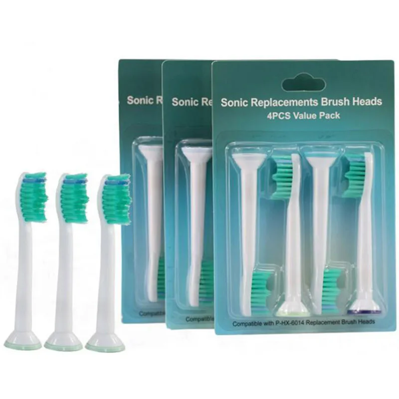 4 шт./лот HX6014 сменные насадки для зубных щеток Philips Sonicare proresyota DiamondClean EasyClean FlexCare HealthyWhite