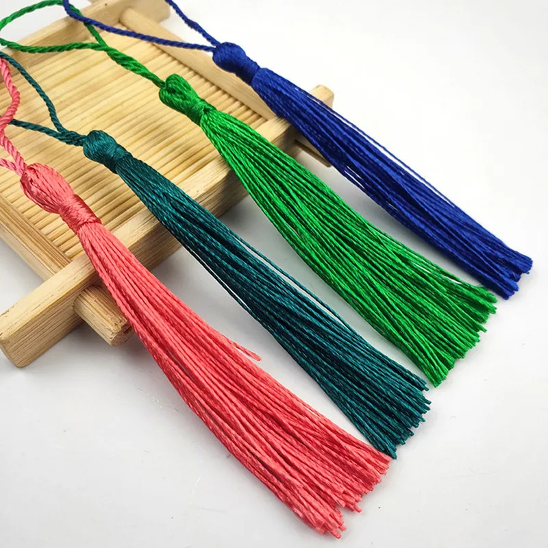 32pcs Smooth Vertical Tassels Fringe Pendant Diy Material Color Cord