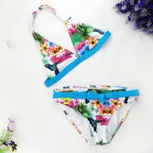 CHAMSGEND летние Одежда для детей; малышей; девочек цветочный купальник из двух частей купальник купальный костюм 19MAY17 P35