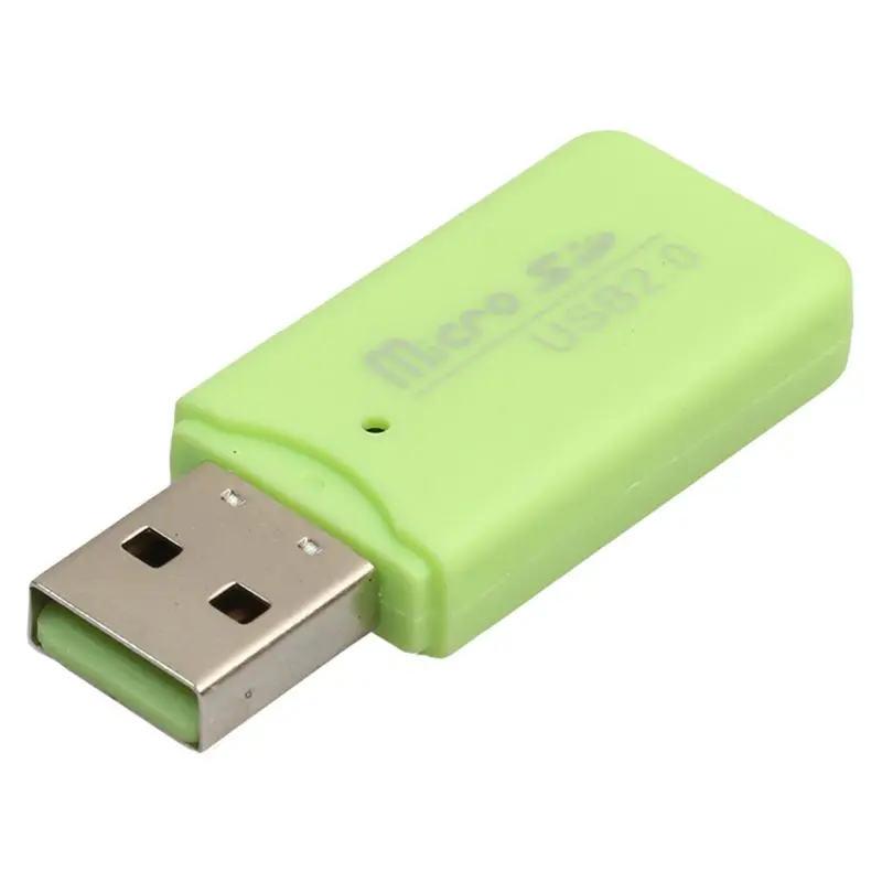 Mini USB 2 0 Card Reader TF карты адаптера Plug and Play яркие чтения карт памяти для Micro SD