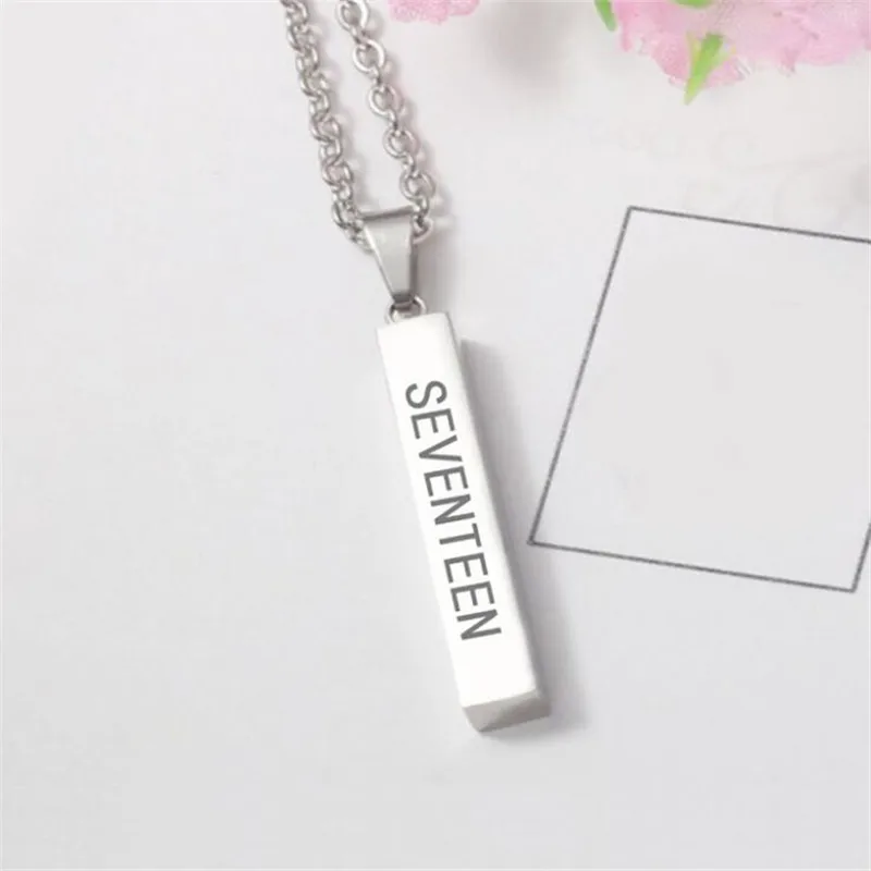 

Youpop KPOP Seventeen Album Necklace K-POP Jewelry Pendant Chain K POP Accessories For Men Women Female Male Boy Girl BF0109
