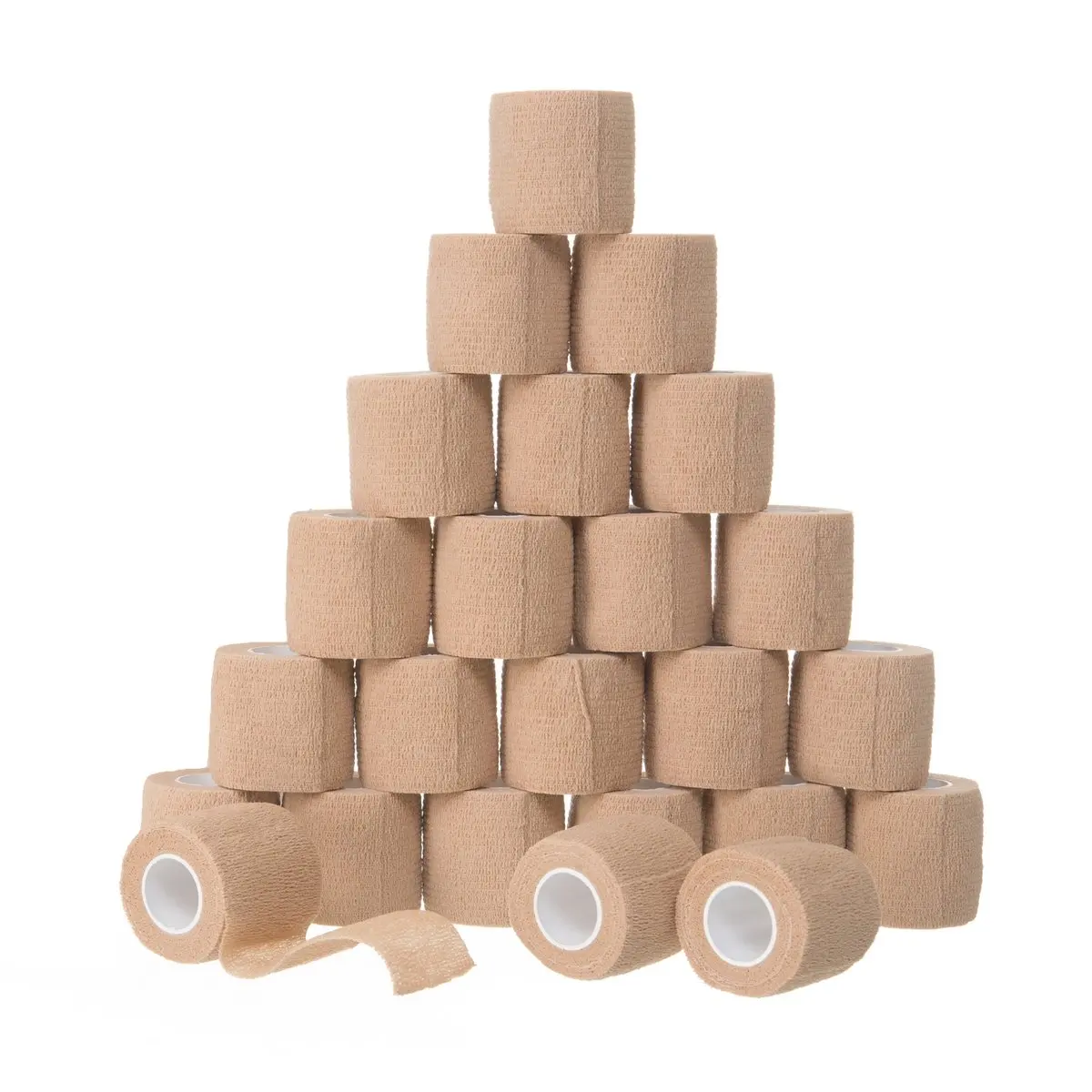 

Self-Adhesive Bandage Rolls Strong Elastic Self Adherent Cohesive Tape First Aid Wrap for Wrist and Ankle Sprains Swelling