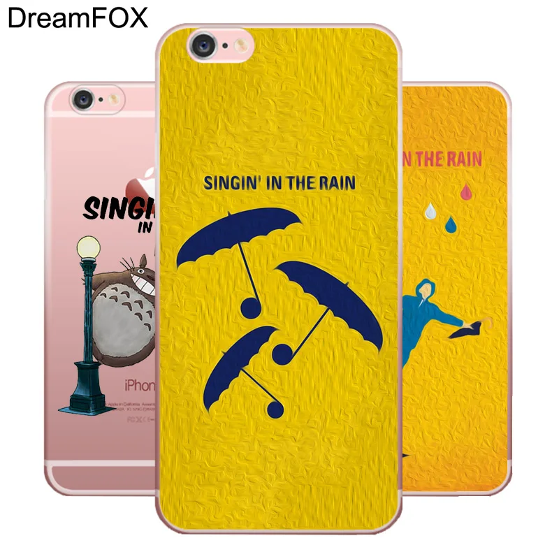 M423 Casablanca пение в дождь Мягкий ТПУ силиконовый чехол для Apple iPhone 11 Pro XR XS Max 8X7 6 6S Plus 5