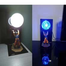 Креативный Жемчуг дракона Сон Гоку силы бомбы светодиодный ночник дети настольная лампа Luminaria для ребенка Детская комната декоративная лампа