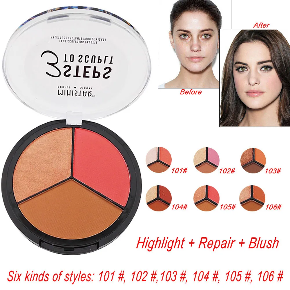 

Highlight Makeup Cream Brightening Matte Blush Matte Repair Natural Party Professional Makeup Long Lasting Tint Sexy Tools #Zer