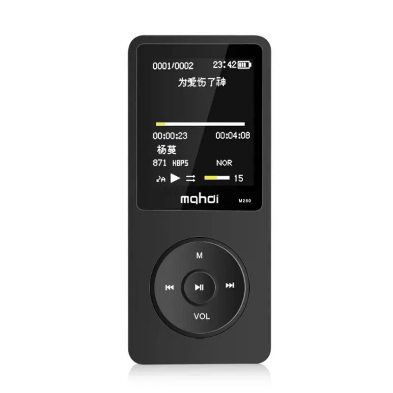 

Mahdi M280 8GB HIFI MP3 Player Portable Digital Audio Player With 1.8 Inch Screen FM Radio