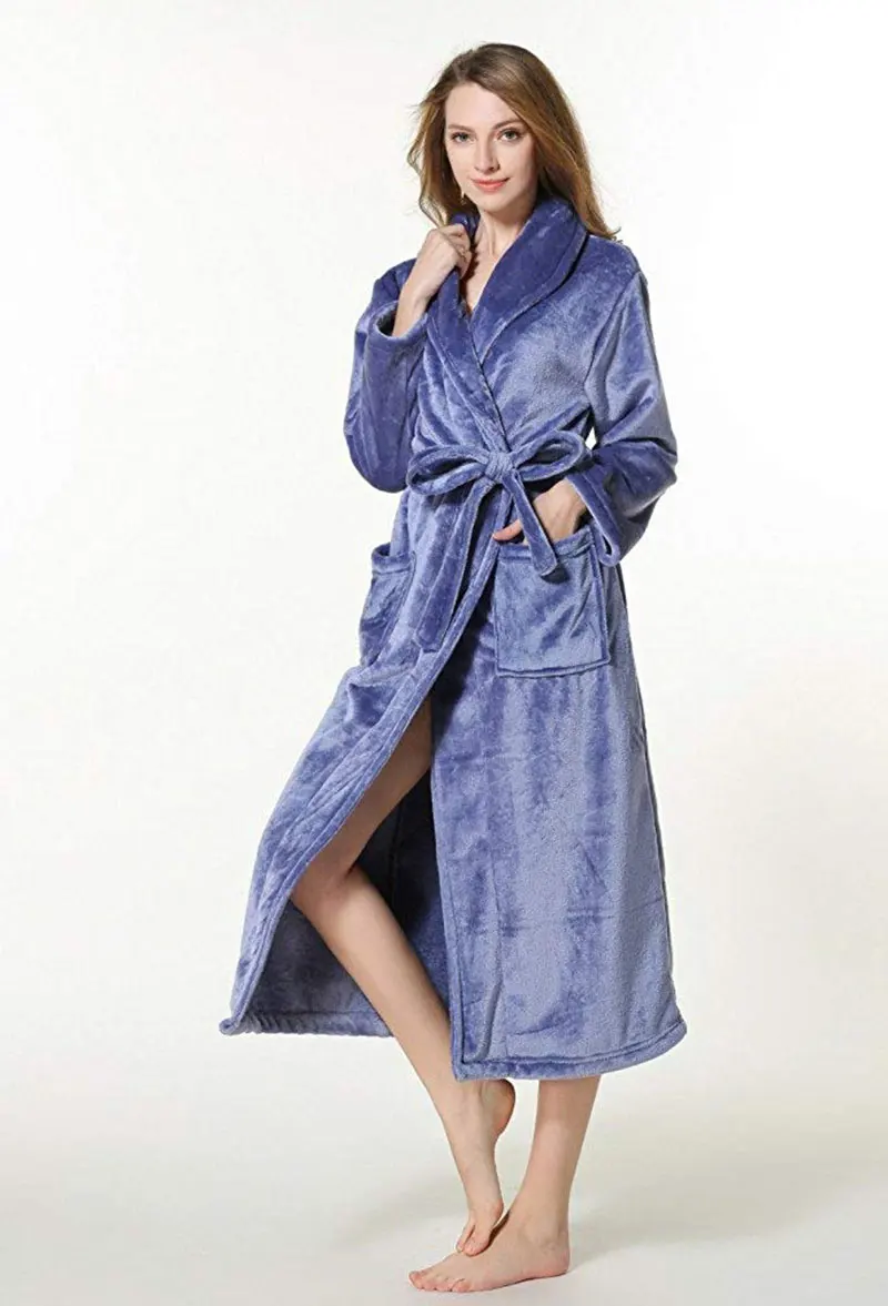 Nightgown-Pajamas-Bathrobe-Winter-Spa-Thicken-Large-Size---(1)
