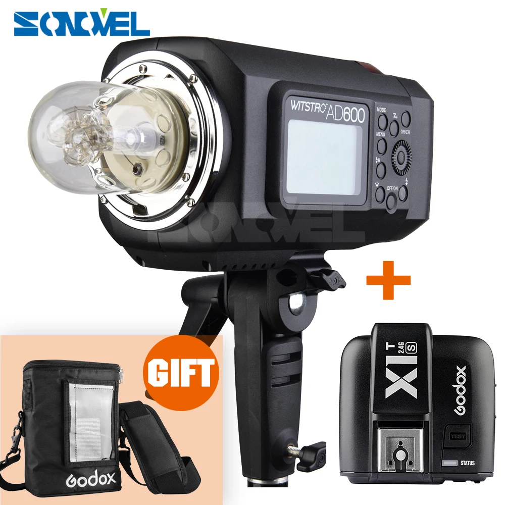 Godox AD600 600W 2.4G TTL Portable Flash + X1T S Trigger For Sony a77II