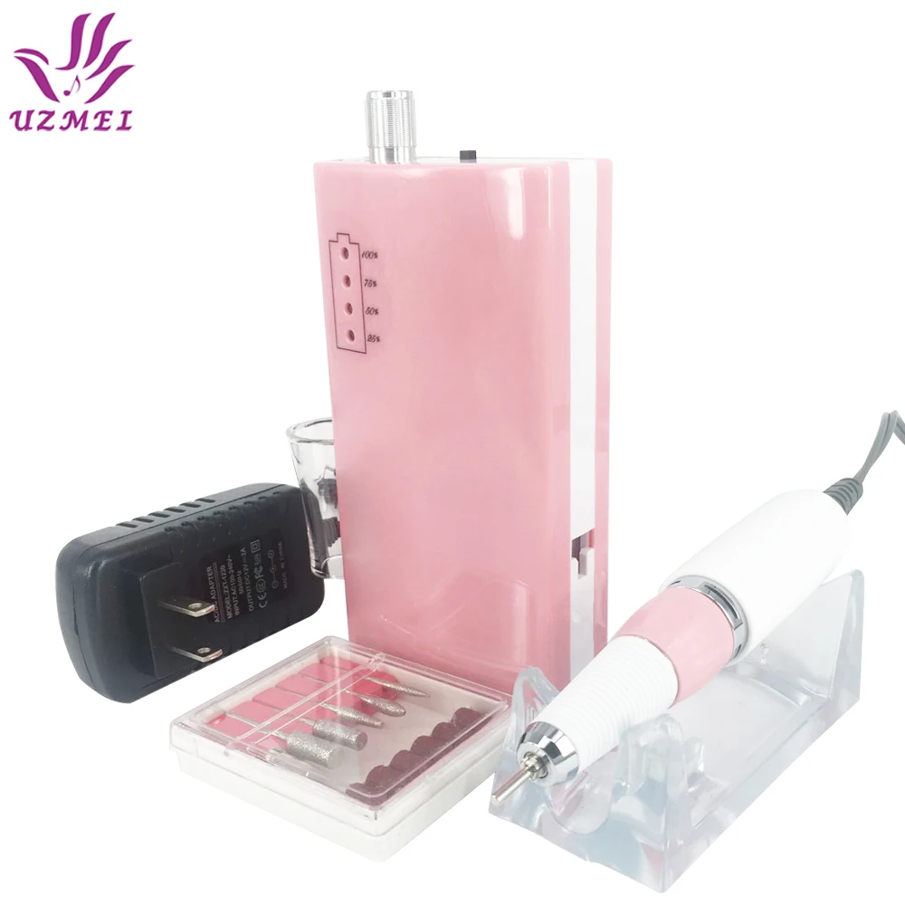 

2019 New Arrival 30000RPM Electric Nail Drill Machine Rechargeable Electric Manicure Drill Nail File Drill Manicure Pedicure