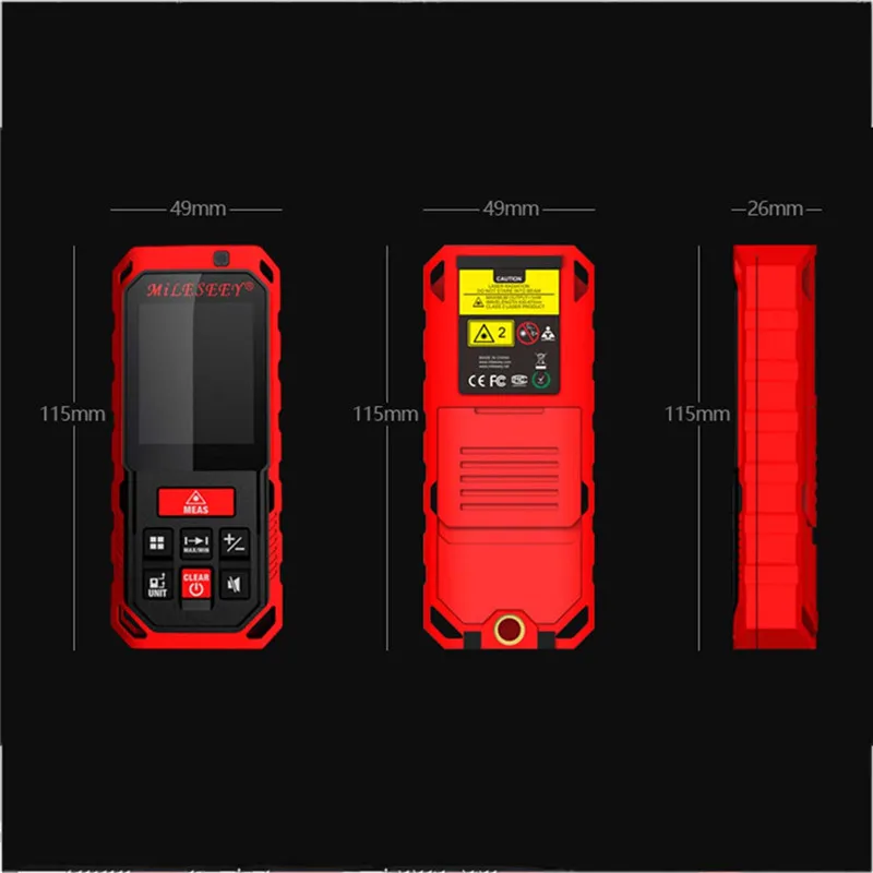 Новое поступление лазерный дальномер Mileseey S7 50 120 м измерительный инструмент