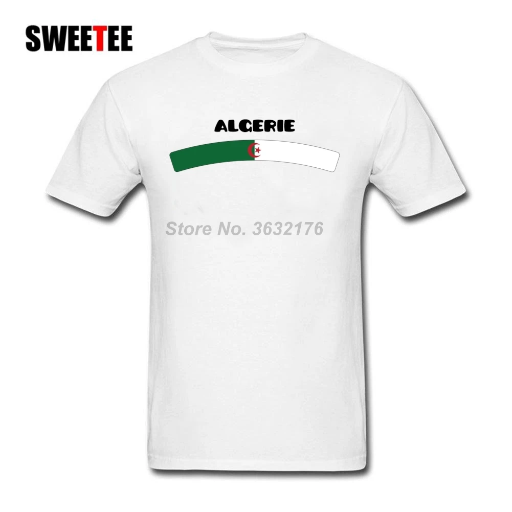 Классический Алжир Algerie футболки Для Мужчин's Модная футболка мужчин короткий