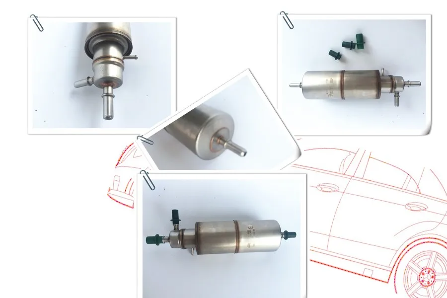 Автомобильный топливный фильтр для двигателя Mercedes M112 M113 M111 Mercedes W163 ML 320 ML 230 ML 430 ML55 AMG1634770501 Очиститель Топлива
