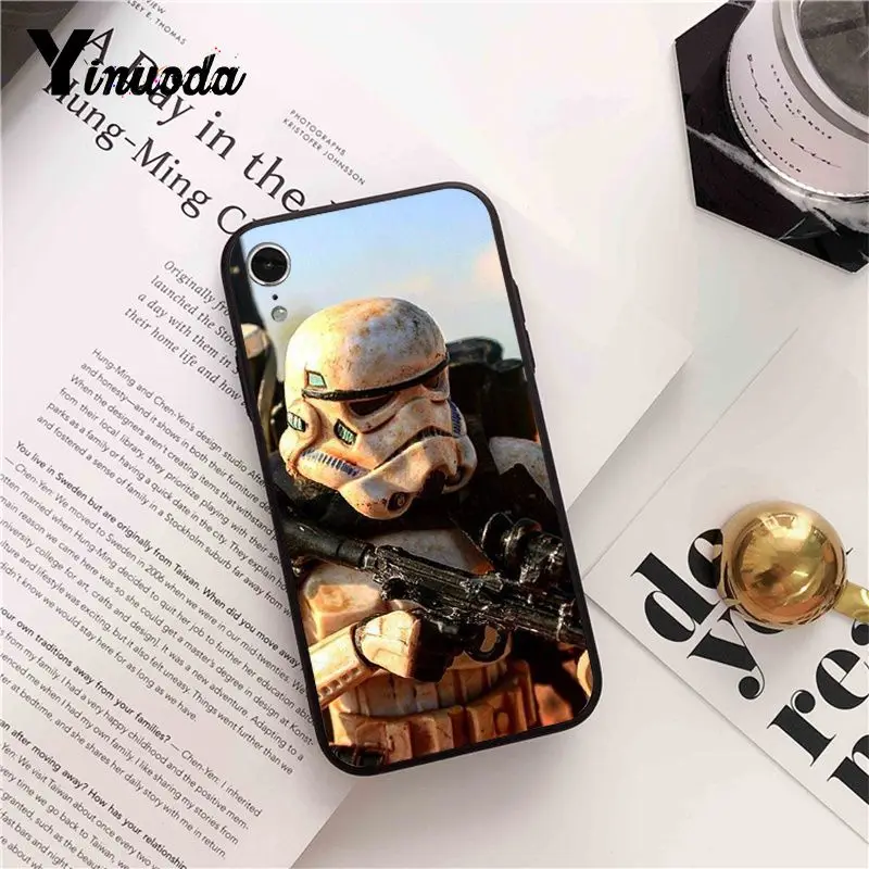 Yinuoda Star wars детский Coque Shell чехол для iPhone X XS MAX 6 6 S 7 7 plus 8 8 Plus 5 5S XR Coque Shell Fundas Capa