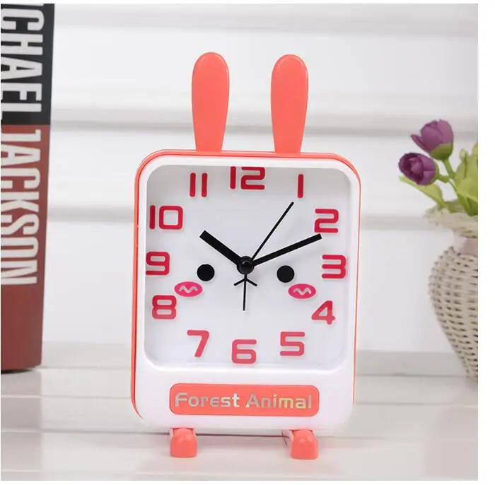 new 2019 Kawaii Alarm Clock Table Desk Clocks Birthday Gift For Kids