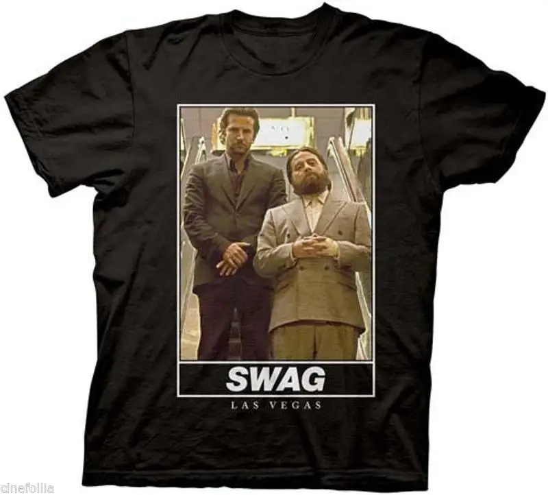 T-shirt Phil and  Swag A Night the Hangover men's sweater official 100% Cotton T Shirts Brand Clothing Tops Tees