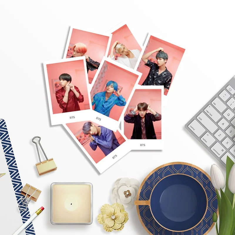 

7Pcs/Set Kpop Polaroid Lomo Card Bangtan Boys ARMY HD Photocard Stationery Gift