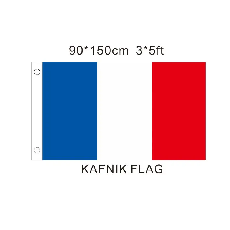 KAFNIK флаг французский 3X5 футов полиэстер 90*150 см большие баннеры Французский