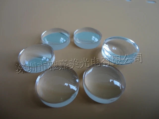 

plastic power LED lens diameter 18mm Height 8.4mm Plano Convex lens,led optical lens,1W 3W Reflector Lens