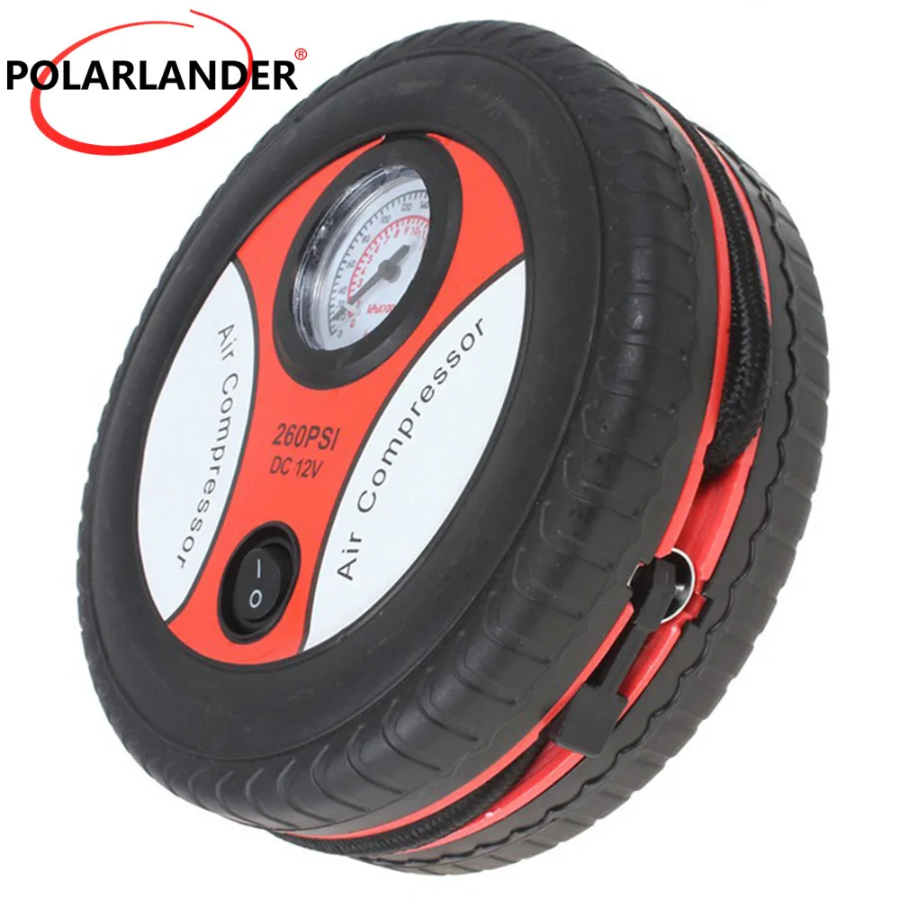 Автомобильный мини насос 260PSI 12 в 80 Вт подлинное качество 19 цилиндровый