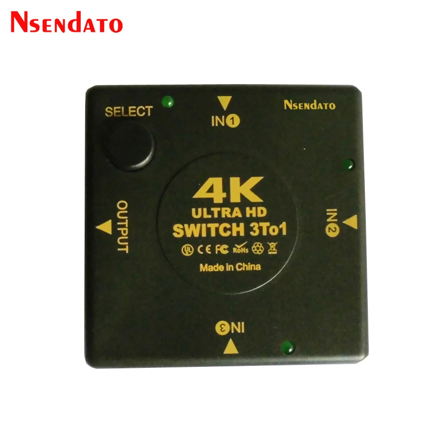 3 в 1 HDMI переключатель 4K * 2K 30Hz порта сплиттер коробка Ультра HD для DVD HDTV Xbox PS3 PS4|hdmi