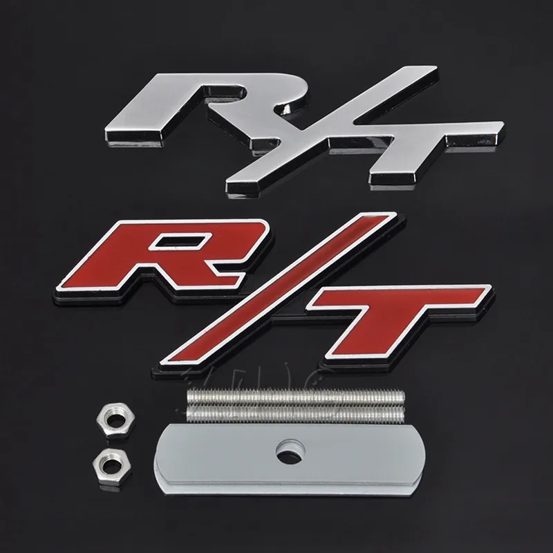 3D металлический автомобильный гриль эмблема Авто Передняя капот решетка значок для Chrysler Dodge R/T RT логотип Challenger RAM Charger Калибр автомобильный Стайлинг